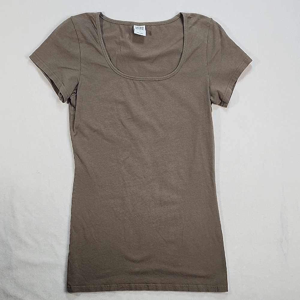 Vero Moda Green Fitted Short Sleeve T-Shirt